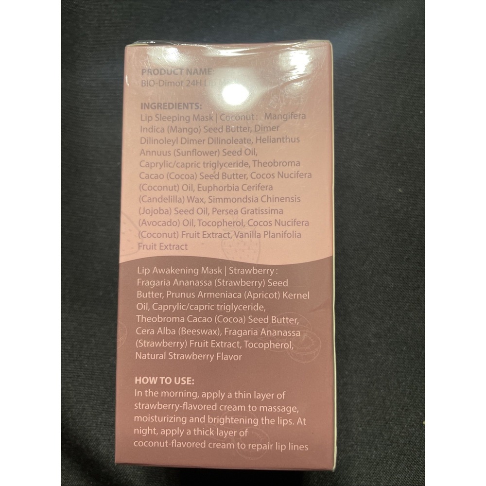 Bio-Dimot 24H Lip Mask Set + Dimot Aloe Vera Gel Skincare Lot New Sealed - Picture 5 of 7